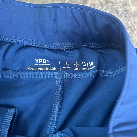 Abercrombie & Fitch Boys Royal Blue / Tan Shorts (YPB) quick - dry - Picture 4 of 8